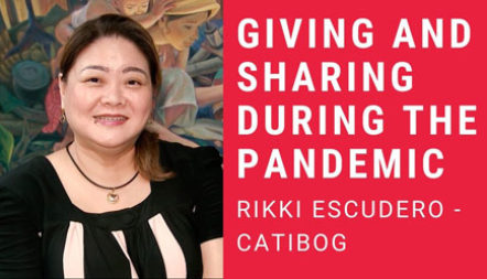 JCL 2021: GIVING AND SHARING DURING THE PANDEMIC by Rikki Escudero-Catibog