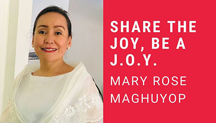 JCL 2021: SHARE THE JOY, BE A J.O.Y. by Mary Rose Maghuyop